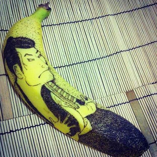 tumblr mnlt9fD9om1s3zz9ko1 500 Удивительные рисунки на бананах