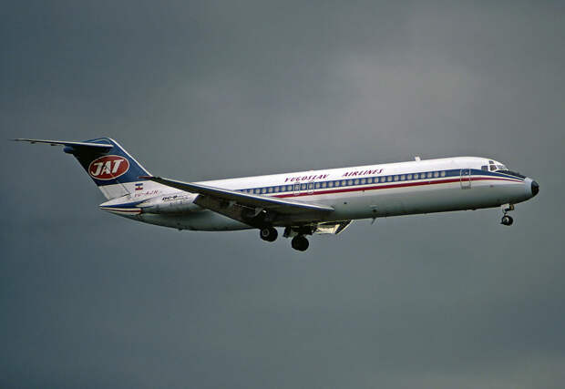 DC-9-32 авиакомпании JAT, идентичный взорванному
