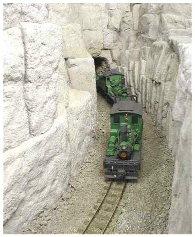 Реконструкция железной дороги на некогда существующей шахте в Астралии интересное, красота, тоннели, удивительное, факты