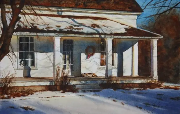 Американский художник-акварелист. Robert McFarland