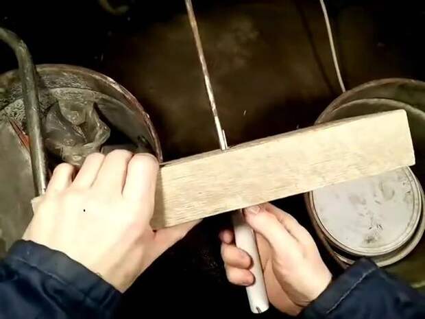 Как сделать рукоятку для инструмента из пластиковой трубы