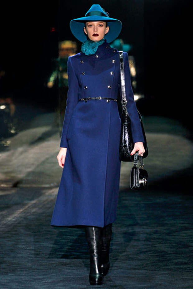 Широкополая шляпа в осенне-зимней коллекции Gucci 2011-2012