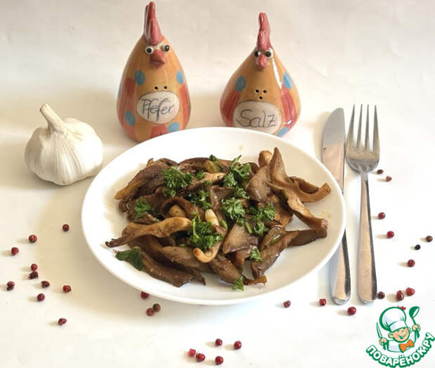 Глазированные пряные вешенки