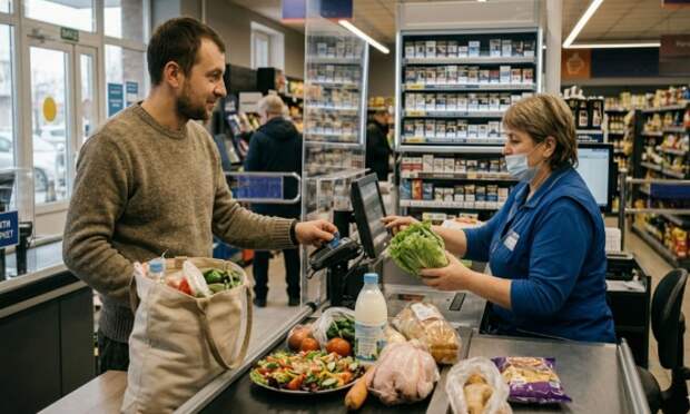 Апрельские изменения в супермаркетах затронут ценники, пакеты и кассы