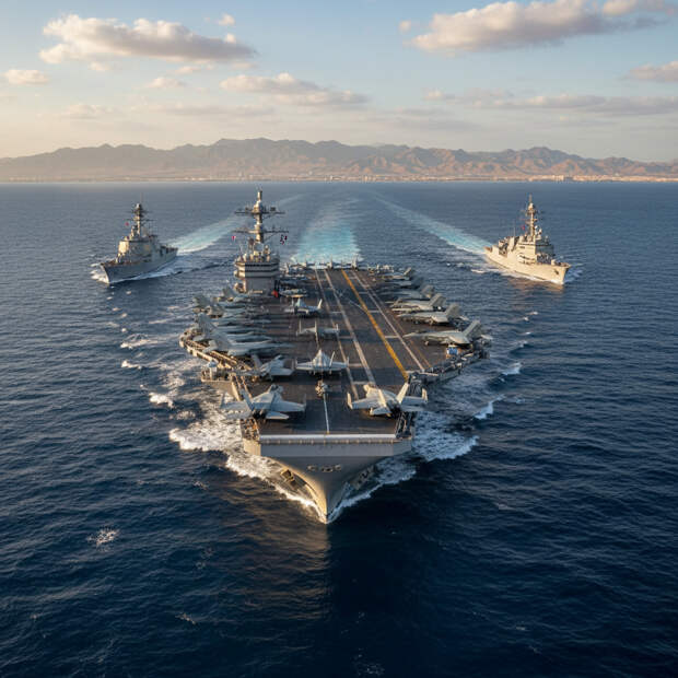 Авианосец Gerald R. Ford срочно перебрасывают на Ближний Восток