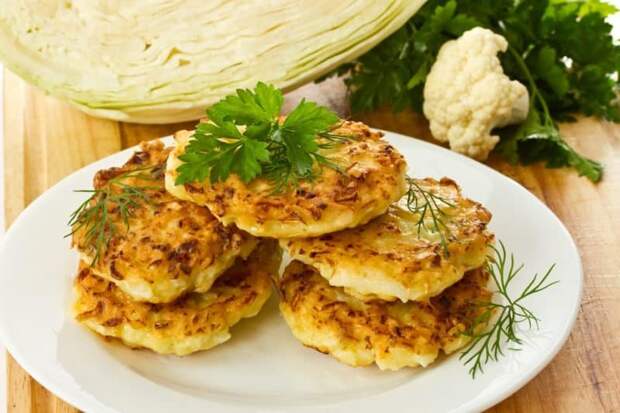 Капустные оладушки