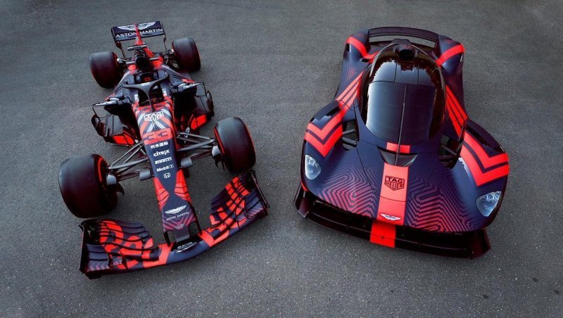 Aston Martin Valkyrie, разработанный в сотрудничестве с Red Bull Racing, впервые появился на публике Aston Martin Valkyrie, aston martin, red bull, авто, автомобили, гипрекар, суперкар, формула 1