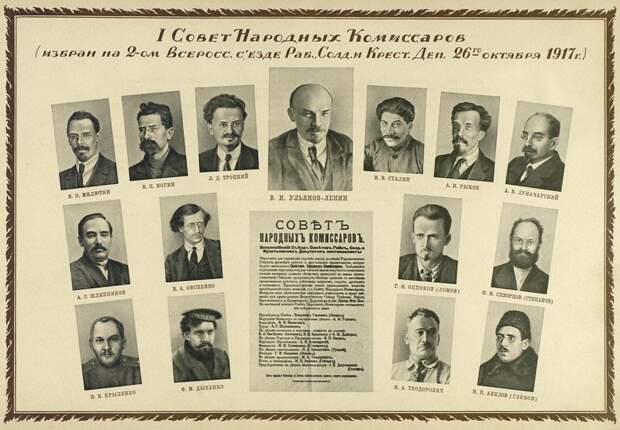 1917. Совет Народных Комисаров СССР, память, россия
