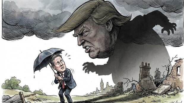 Трамп поделился в соцсети роликом с пародией на британского премьера Стармера