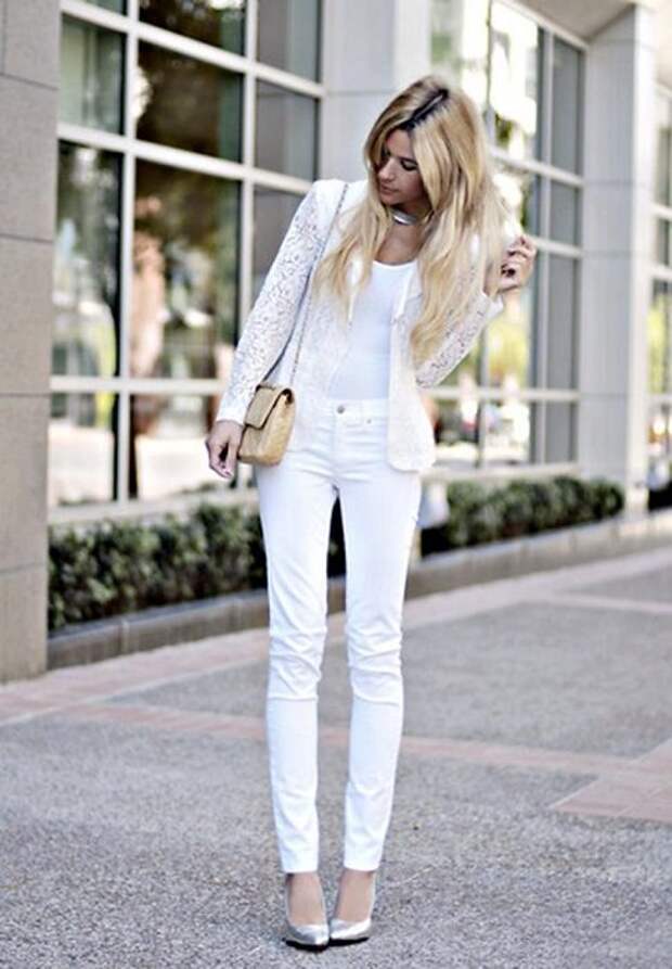 Белый образ в одежде
