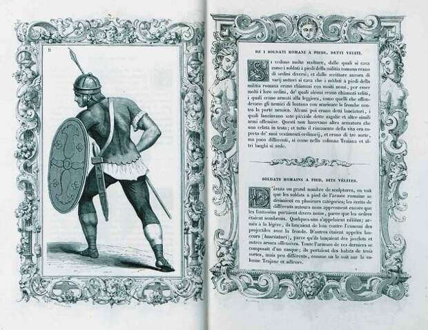 Римский легионер. Гравюра Чезаре Вечеллио (1521–1601) / ©wikipedia.org