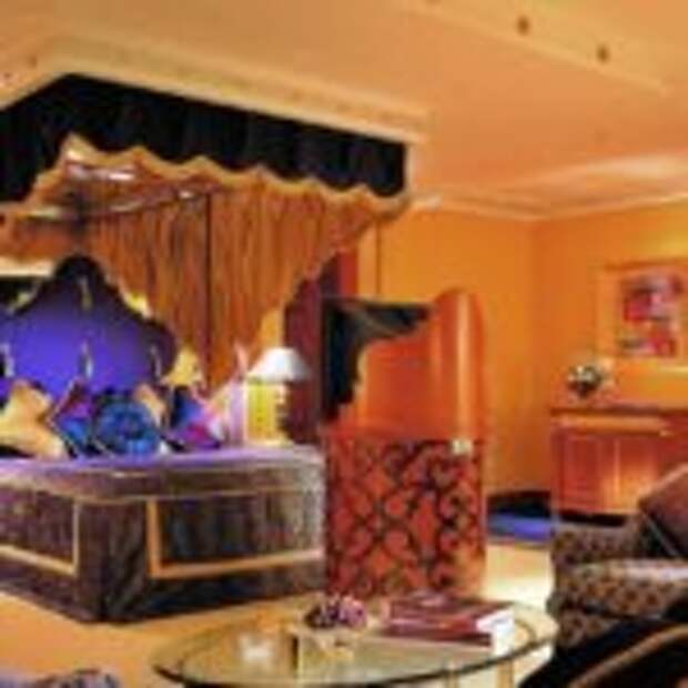 Интерьер современной спальни в арабском фото