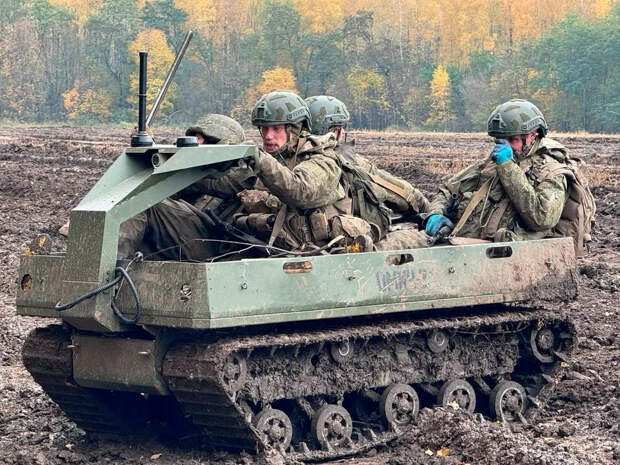 Наземные РТК «Омич» в боевых условиях