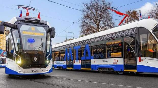 Московский трамвай набирает обороты: ожидается рекорд по перевозкам пассажиров