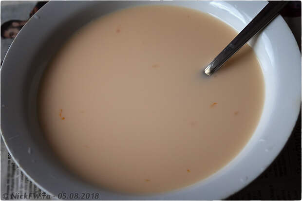 8. Сырный суп с фаршем грибами яйцом и молоком - © NickFW.ru