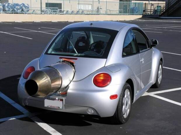 Volkswagen Beetle за 40 миллионов рублей, оснащенный газотурбинным двигателем