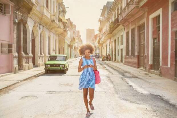 Девушка в Гаване