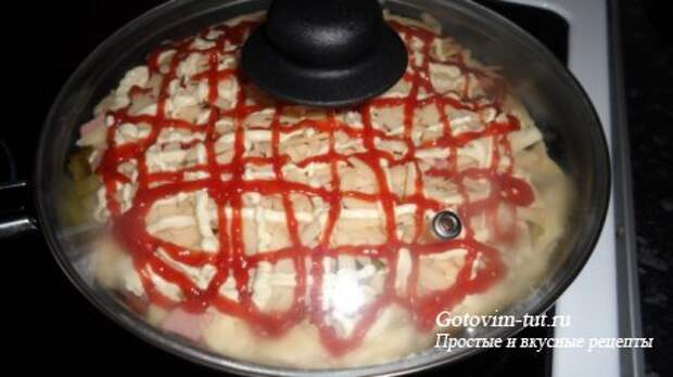 Пицца на сковороде