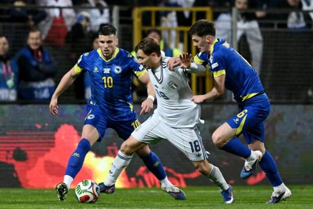 Италия проиграла Боснии в серии пенальти в финале стыков: видеообзор