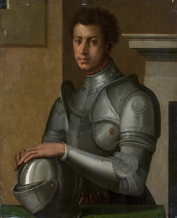Круг Аньоло Бронзино. Портрет герцога Алессандро де Медичи