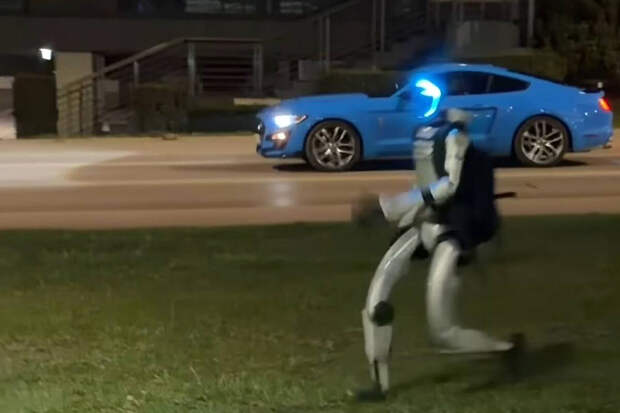 В Польше гуманоидный робот прогнал с улицы кабанов и стал звездой интернета