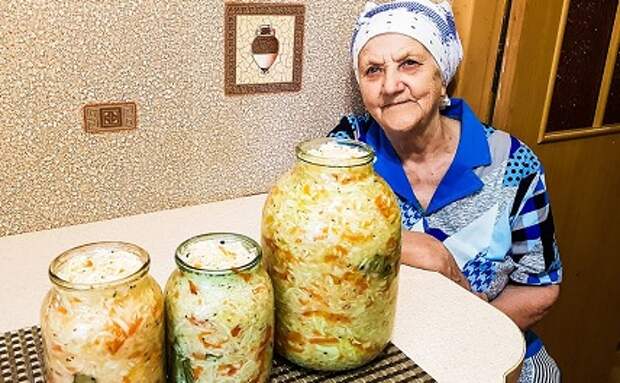 Капусту берём, лимон берём, чеснок берём...