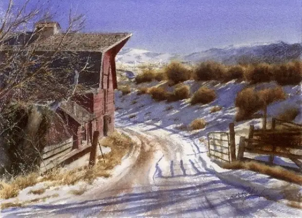 Американский художник-акварелист. Robert McFarland