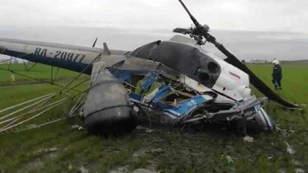 В Ленинградской области упал вертолет, есть погибшие 