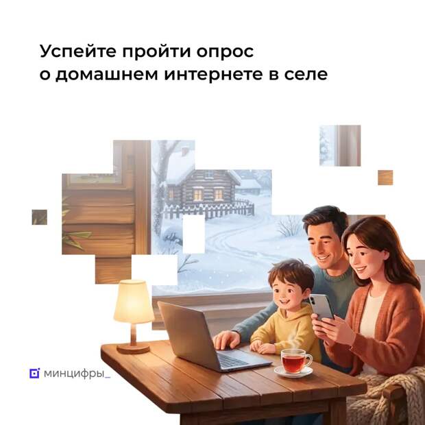 Жители нижегородских деревень и сел могут пройти опрос Минцифры РФ