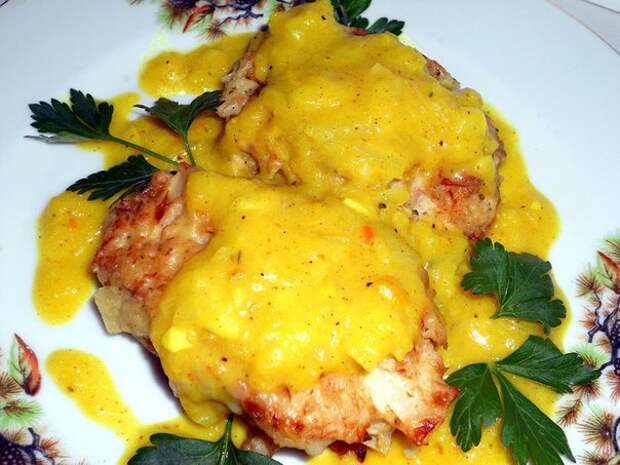 Мясные котлеты с капустой