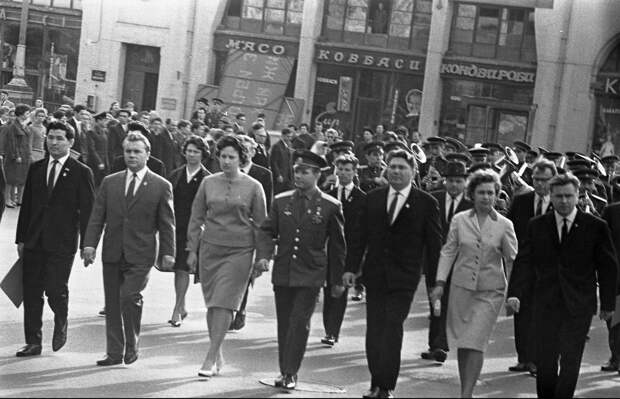 Донецк.визит Ю. А. Гагарина. 1963 год