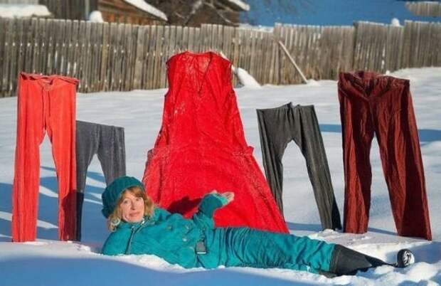 Смешные фотографии, доказывающие, что зима уже здесь! зима, погода, россия, снег, факты