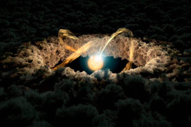 AJL: обнаружена звезда с крупнейшим протопланетным диском из когда-либо открытых