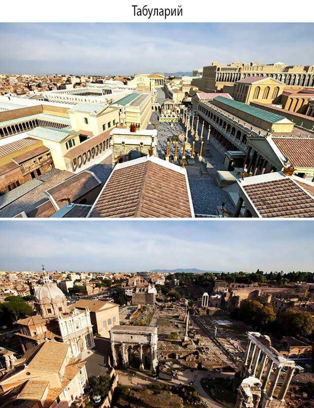 11 знаменитых античных построек в Риме: как они выглядят сейчас и какими были раньше