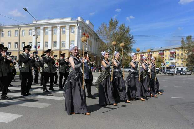 Парад оркестров на День города / Фото: Екатерина Смолихина