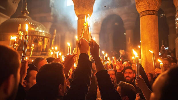 Где смотреть Благодатный огонь 2026 и где получить его в Москве