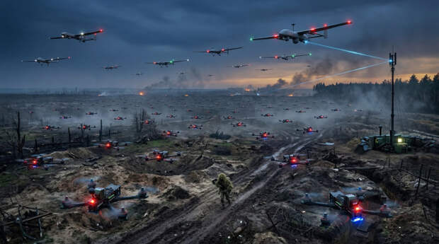 Бывший глава Google строит «стену из дронов»