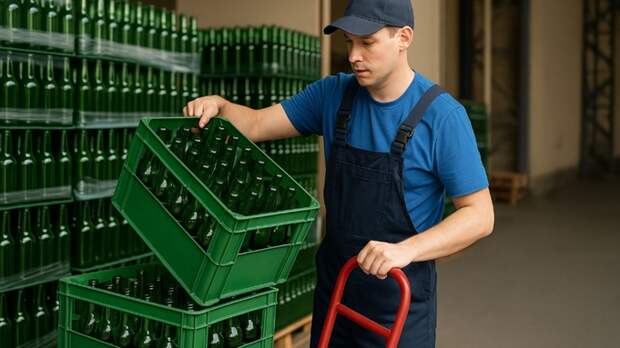 Погрузка пива / Изображение сгенерировано ИИ ChatGPT / amic.ru