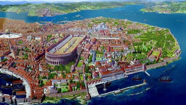 Константинополь в годы расцвета. Современная реконструкция