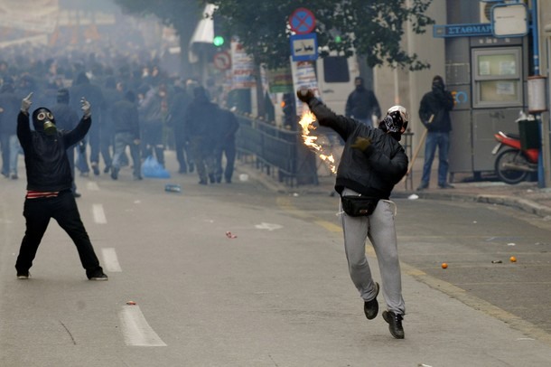 Austerity Protesters Clash With Police In Athens
