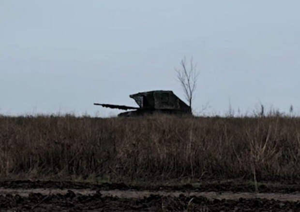 Танкисты «Южной» группировки войск уничтожили замаскированное орудие противника на часов-ярском направлении