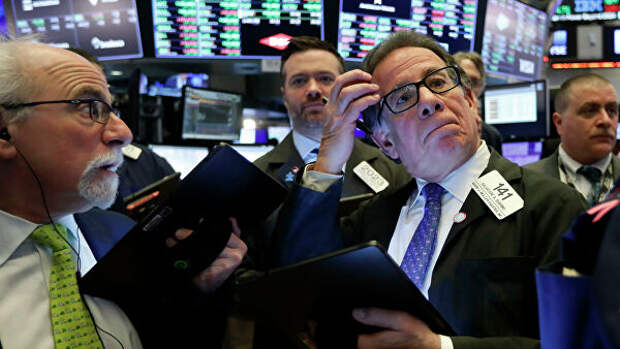 Торги на фондовой бирже в Нью-Йорке