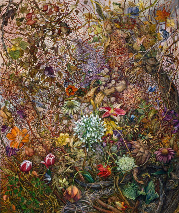Цветочные мотивы. Автор: Judy Garfin.
