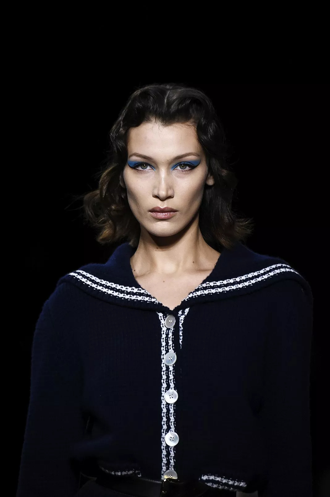 На шоу Miu Miu Womenswear Осень/Зима 2020/2021 в рамках Парижской недели моды, 3 марта 2020 г.