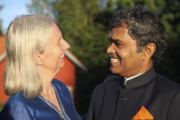 Мужчина из Индии и женщина из Швеции сошлись благодаря пророчеству в мире, индия, история, люди, отношения