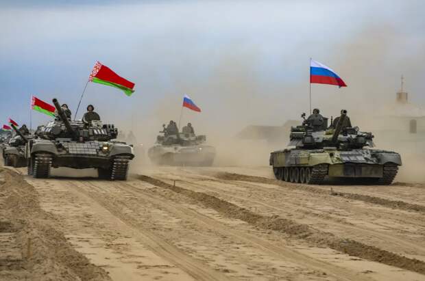Белорусские и российские войска