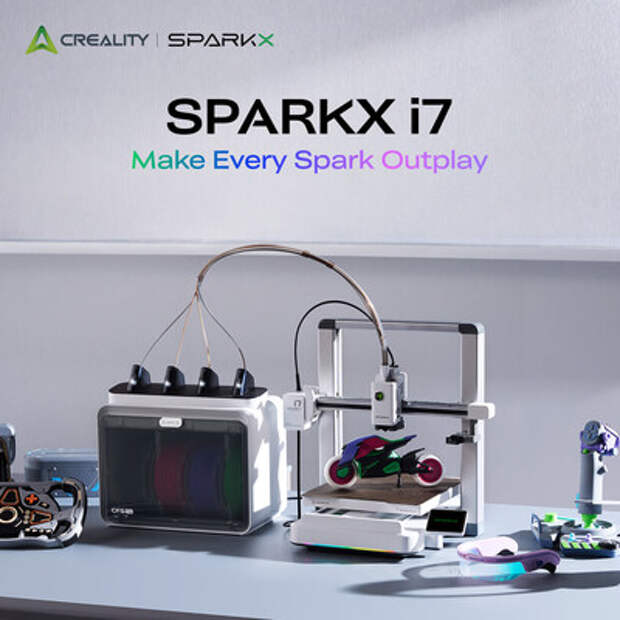 Creality SPARKX i7 дебютирует на выставке CES 2026 для простых творческих людей