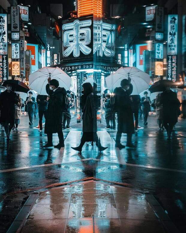 Магия ночных улиц Японии от Джуна Ямамото