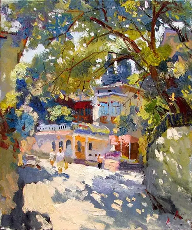 "Мир солнечного детства моего, он полон счастья, доброты и света..." Художник Анатолий Лукаш