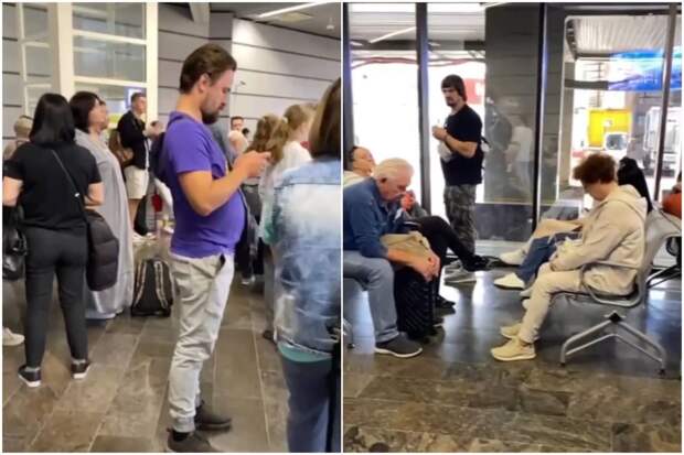 Без еды со вчерашнего дня: в аэропорту Сочи 150 пассажиров более 12 часов ждут самолёт